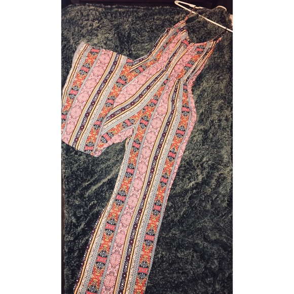 Boho multicolor romper - Picture 1 of 3